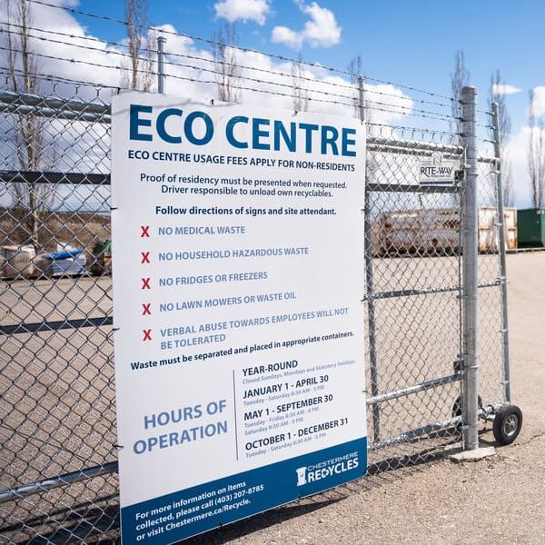 Chestermere Eco Centre stops accepting tires
